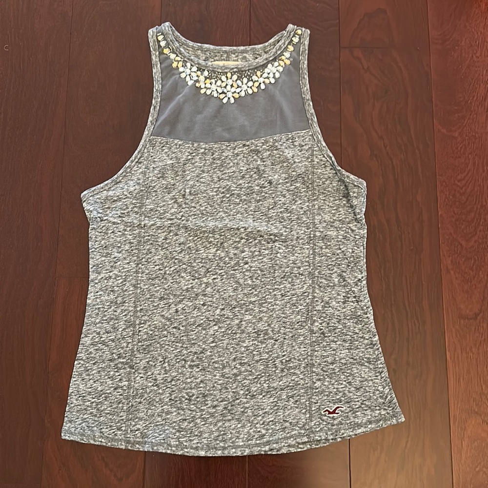 Hollister tank with embellishments